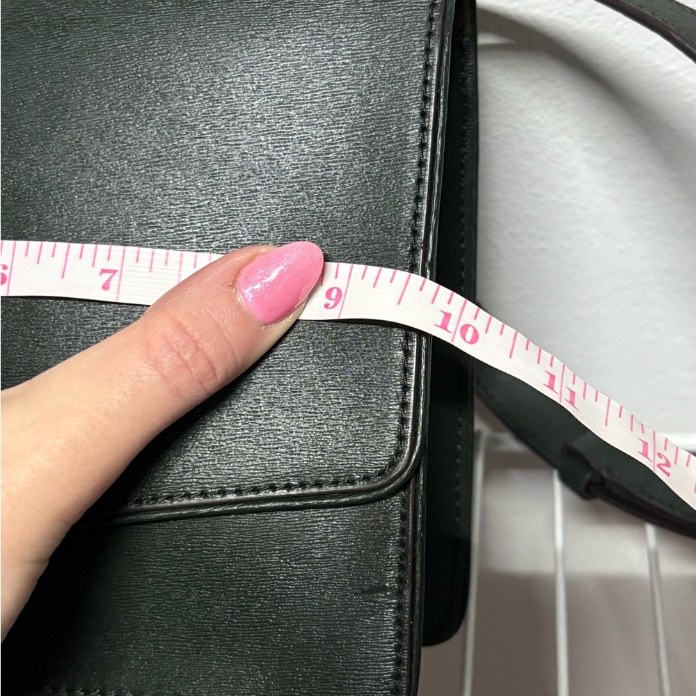 Kate Spade Dark Green Neve Convertible Flap Crossbody Bag - Picture 7 of 9